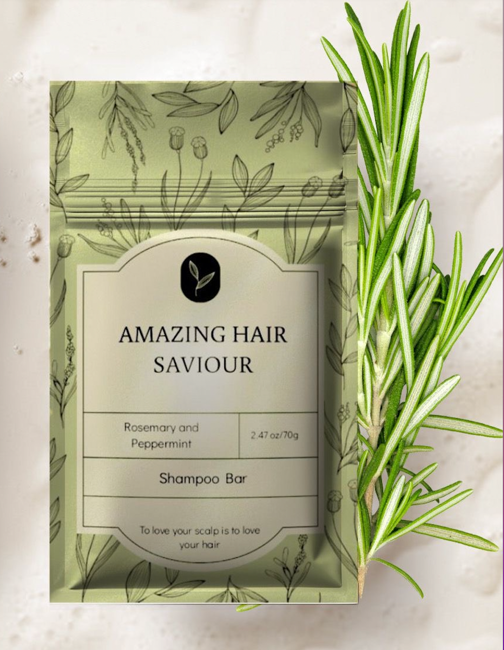 Rosemary Peppermint Shampoo Bar - SOLD OUT